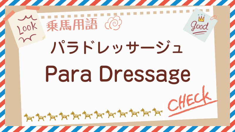 Para Dressageとは